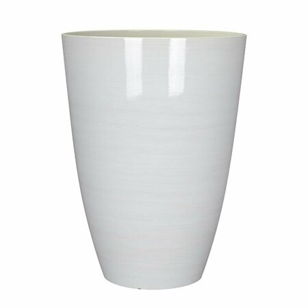 L&G SOLUTIONS 22 in. H X 16 in. D Polyresin Baja Planter White PVD9016DWI